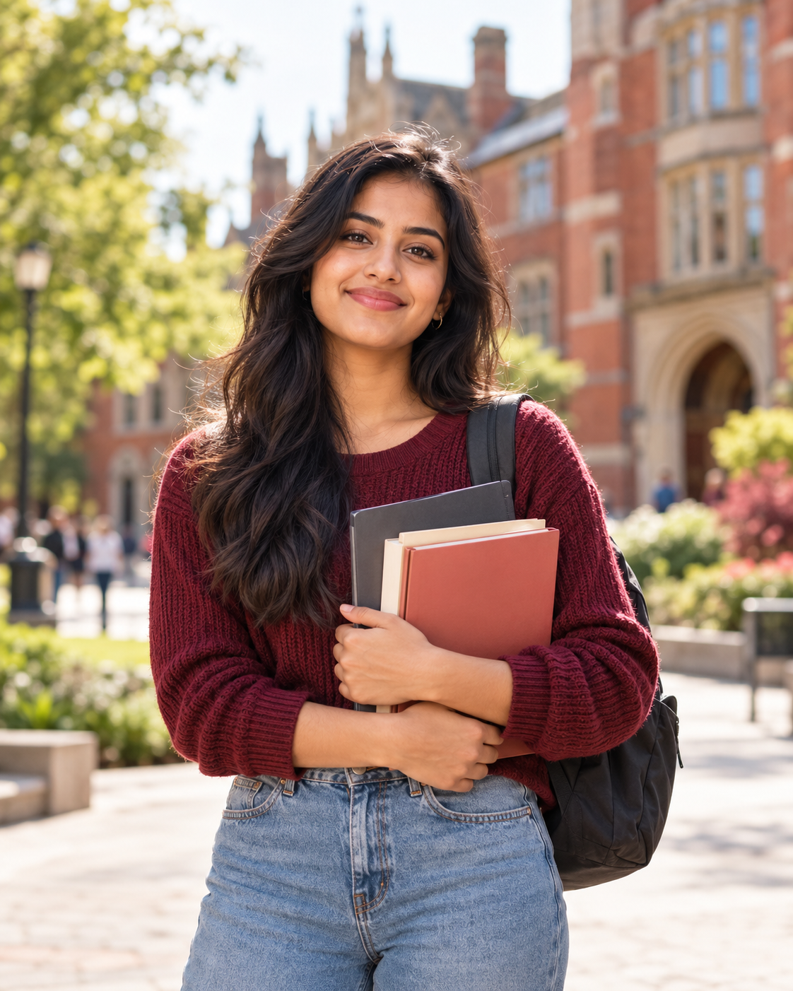 International student ready to begin university in the UK